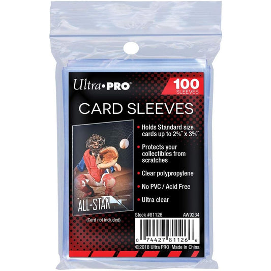 Ultra Pro - Standard Soft Sleeves Pack of 100